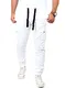 Reslad Chinohose Herren Jogging Jeans Chino Freizeithose Cargo-Hose Jogginghose RS-2084 Weiß W32
