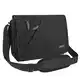 EKOOS Laptoptasche Messenger Bag Umhängetasche, Unisex Kuriertasche Aktentasche Schultertasche mit Laptopfache A4 Ordner für Arbeit, Uni, Sports (Schwarz, 15,6 Zoll)