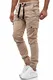 Tazzio Italia Slim Fit Herren Stretch Chino Jeans Hose Denim 18525 (W32, Beige)