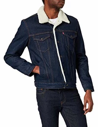 Herren Type 3 Sherpa Trucker Jeansjacke , Rockridge Trucker, XS