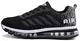 tqgold Sportschuhe Herren Damen Laufschuhe Turnschuhe Sneakers Leichte Schuhe (Schwarz,43 Größe)