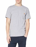 Carhartt Workwear Pocket Rundhalsshirt K87 103296 Heather Grey