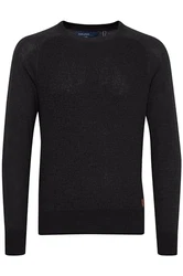 Blend Gandolf Herren Strickpullover Feinstrick Pullover Mit Rundhals (BHGandolf) Charcoal (70818)