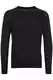 Blend Gandolf Herren Strickpullover Feinstrick Pullover Mit Rundhals Und Melierung Aus 100% Baumwolle, Größe:M, Farbe:Charcoal (70818)