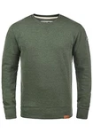 !Solid Trip O-Neck Herren Sweatshirt Pullover Pulli Mit Rundhalsausschnitt Und Fleece-Innenseite Climb Ivy Melange !Solid Trip O-Neck Herren Sweatshirt Pullover Pulli Mit Rundhalsausschnitt Und Fleece-Innenseite Climb Ivy Melange