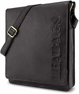 LEABAGS London Leder-Umhängetasche Laptoptasche Messenger Bag Violett LEABAGS London Leder-Umhängetasche Laptoptasche Messenger Bag Violett