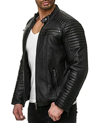 Redbridge Herren Jacke Biker Übergangsjacke M6013 AIR Schwarz