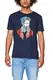 edc by ESPRIT Herren 088CC2K010 T-Shirt, Blau (Navy 400), Medium