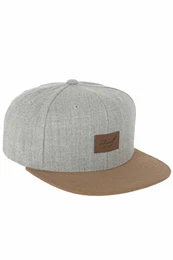 Herren Kappe Suede Cap (Heather Light Grey) (One Size)