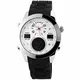 Raptor Herren-Uhr Silikon Datum Dual Time Stoppuhr Digital Analog Quarz RA20030