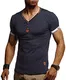 Leif Nelson -T Shirt Herren für Sports & Outdoor   Sportshirt Herren Kurzarm & Slim Fit Tshirt Herren   Teil der Herren Sportbekleidung   Manner T-Shirt   Activewear & Gym Shirt für Herren LN-1390