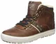 MUSTANG Herren High Top Hohe Sneaker, Braun 301 Kastanie, 43 EU