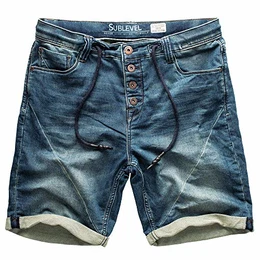 Herren Jogg Shorts-H1324K61145KI16-32 mit Knopfleiste