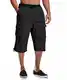 MAGCOMSEN Kurze Hose Herren Outdoor Freizeitshort Sommer Bermuda Short Atmungsaktiv Cargohose Dreiviertel Outdoorhosen, Schwarz, 32