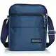 Rivacci Umhängetasche Schultertasche für Herren, Damen und Jungen, Kuriertasche aus Canvas, Herrentasche für Tablet, Messenger Bag für Tägliches Leben Reise, Crossbody Shoulder Bag Schlichtes Blau