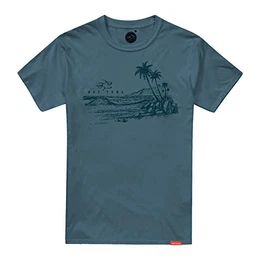 Hot Tuna Herren Coast T-Shirt, Blau (Denim DEN), M