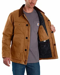 Herren Full Swing Traditional Coat Arbeitsoberkleidung, Braun, Medium