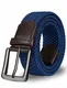 ITIEZY Herren Stoffgürtel, Elastischer Gürtel Stretchgürtel Geflochtener Flechtgürtel Unisex Waistband mit Metallschnalle …