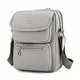 JOSEKO Damen Schultertasche Outdoor Wasserdicht Umhängetasche Große Kapazität Leicht Crossbody Taschen Messengertasche Henkeltasche für Reisen Sport Ausflug Arbeit Grau 01