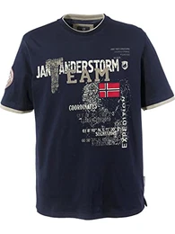 Herren T-Shirt Sölve dunkelblau 4XL (XXXXL) - 68/70