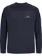 Jan Vanderstorm Herren Pullover Albrekt Gestricktes Casual Oberteil dunkelblau XL - 56/58