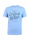 TOM TAILOR Herren Crew-Neck T-Shirt Summer Print, Größe:M, Farbe:Soft Charming Blue (6356)