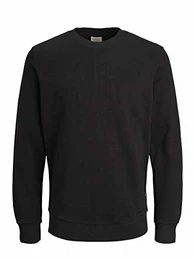 Herren Jjeholmen Sweat Crew Neck Noos Pullover, Schwarz (Black Fit: Reg Fit), M EU