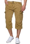 Indicode Herren Nicolas Check 3/4 Cargo Shorts Kariert