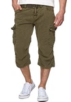 Indicode Herren Nicolas Check 3/4 Cargo Shorts kariert