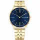 Tommy Hilfiger Herren Analog Quarz Uhr mit Paqué or Armband 1791513