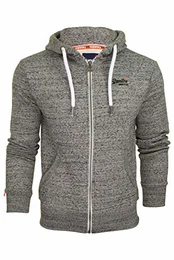 Herren Kapuzenpullover Orange Label Ziphood, Grau (Flint Grey Grit Xje), M
