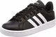 adidas Herren Grand Court Sneaker, Core Black/Cloud White/Cloud White, 43 1/3 EU