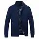 YOUTHUP Herren leichte Jacke Langarm Bomberjacke Casual Sportjacke Übergangsjacke für Business Freizeit