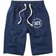 Charles Wilson Essentials Logo Herren Jogginghose Jersey-Stoff (Medium, Navy)