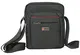 Herren Schultertasche klein bis mittelgroße Umhängetasche für Männer crossover Messenger Bag Nylon-Tasche schwarze Handtasche (2364)