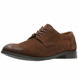 Herren Flow Plain Derbys, Braun (British Tan), 43 EU