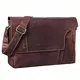 STILORD ''''Enrico'''' Lederumhängetasche Herren Vintage Messenger Bag mit 15.6 Zoll Laptopfach Aktentasche große Arbeitstasche aus echtem Leder, Farbe:Cognac - Dunkelbraun