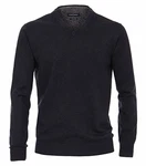 CASAMODA V-Ausschnitt Pullover Blau/Marine