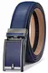 BULLIANT Gürtel Herren,Leder Automatik Gürtel für Männer Kleidung, Größe Angepasst, 025-blau1189, 105cm/28-34taille verstellbar