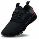 Wonesion Herren Fitness Laufschuhe Atmungsaktiv Rutschfeste Mode Sneaker Sportschuhe, ,, 1-schwarz, 43 EU