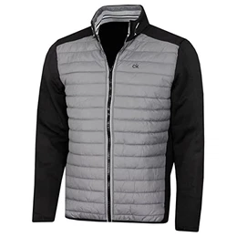 Herren CK Hybrid Insulate Jacke - Silber/Schwarz - M