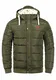 Blend Frederico Herren Winter Jacke Steppjacke Winterjacke gefüttert mit Kapuze und Teddy-Futter, Größe:M, Farbe:Ivy Green (77086)
