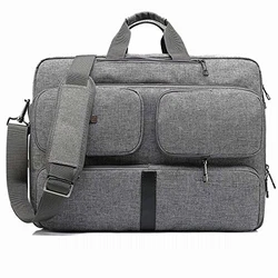 CoolBELL umwandelbar Aktentasche Messenger Bag Umhängetasche Laptop Tasche Business Backpack Multifunktions Reise Rucksack Grau