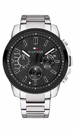 Herren Multi Zifferblatt Quarz Uhr mit Edelstahl Armband 1791564
