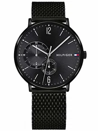 Herren Multi Zifferblatt Quarz Uhr mit Edelstahl Armband 1791507