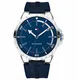 Tommy Hilfiger Herren Analog Quarz Uhr mit Silikon Armband 1791542