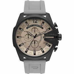 Herren Analog Quarz Uhr mit Silikon Armband DZ4496