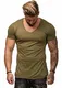 OneRedox Herren Shirt Hoodie Longsleeve Kurzarm Shirt Sweatshirt T-Shirt BS500 Grün M