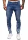 OneRedox Herren Jeans Denim Slim Fit Used Design Modell 5115 L.Blue 29/32