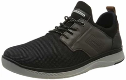 Herren PORTHOS Slip On Sneaker, Schwarz (Black, Grey 31), 41 EU